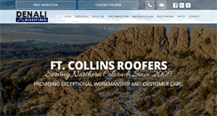 Desktop Screenshot of denaliroofs.com