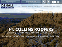 Tablet Screenshot of denaliroofs.com